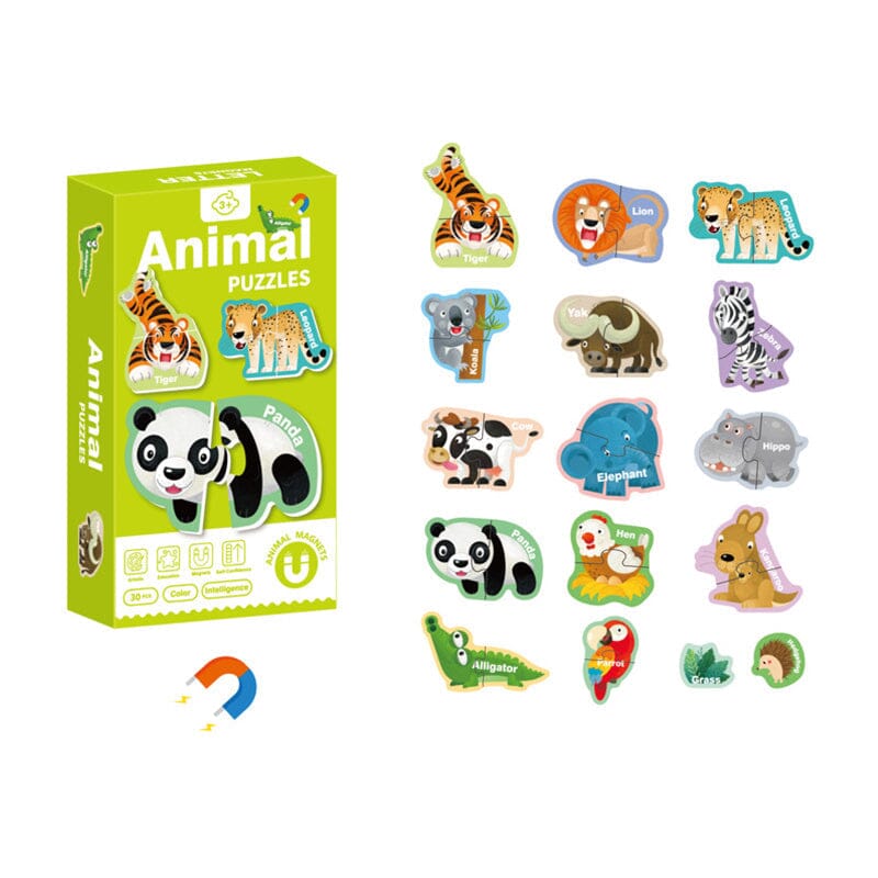 Animal-shaped Magnetic Alphabet