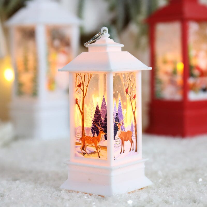 LED Lighted Spinning Christmas Lantern